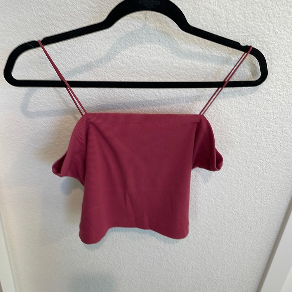 American eagle ribbed crop top tank. Size extra large.